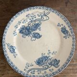 Royat Sarreguemines iron earth plate