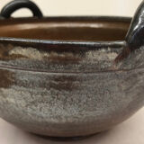 Belgian stoneware dish signed