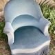 Toad Chair - electric blue - with its cushion