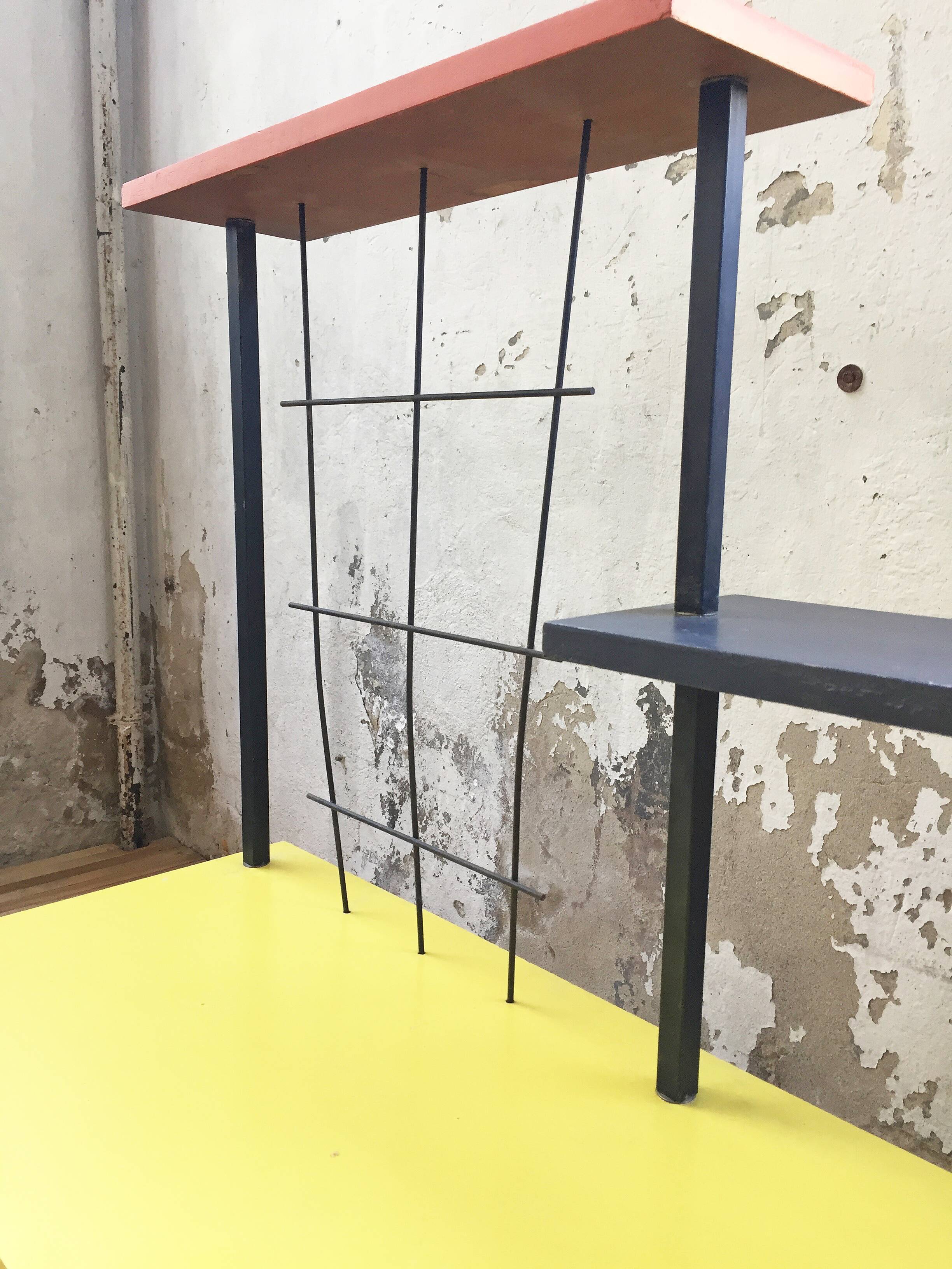 Plant shelf vintage door