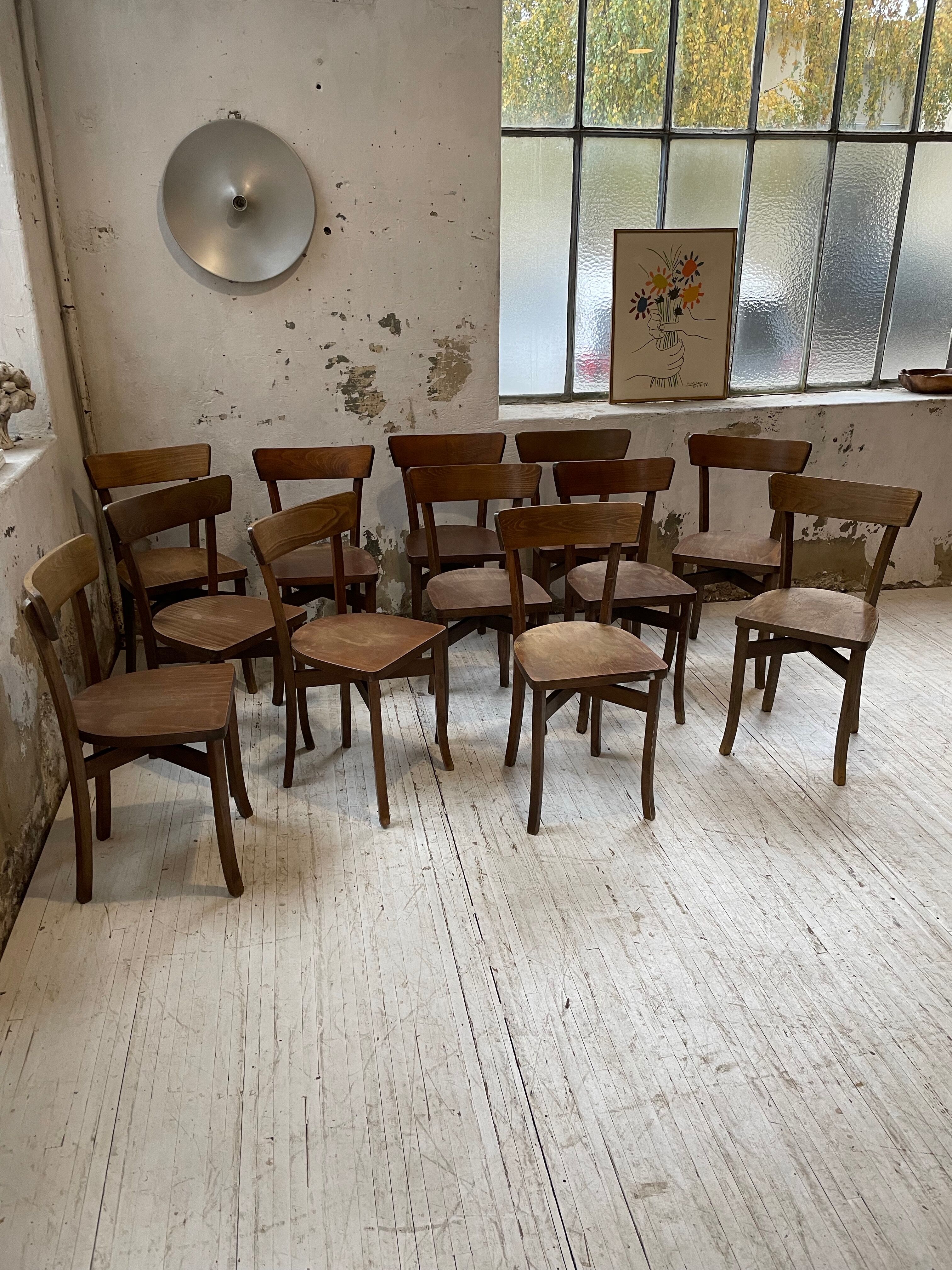 12 Baumann bistro chairs