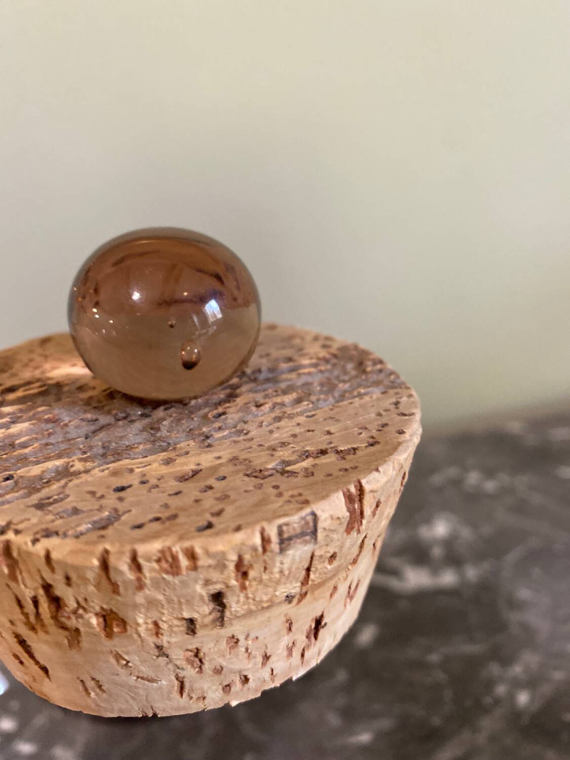 Biot bubble glass candy dish