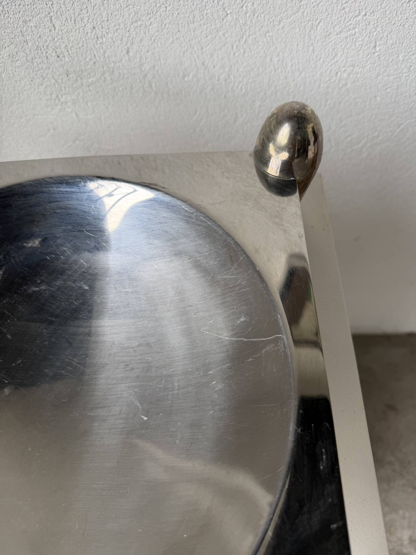 Silver-plated fruit bowl