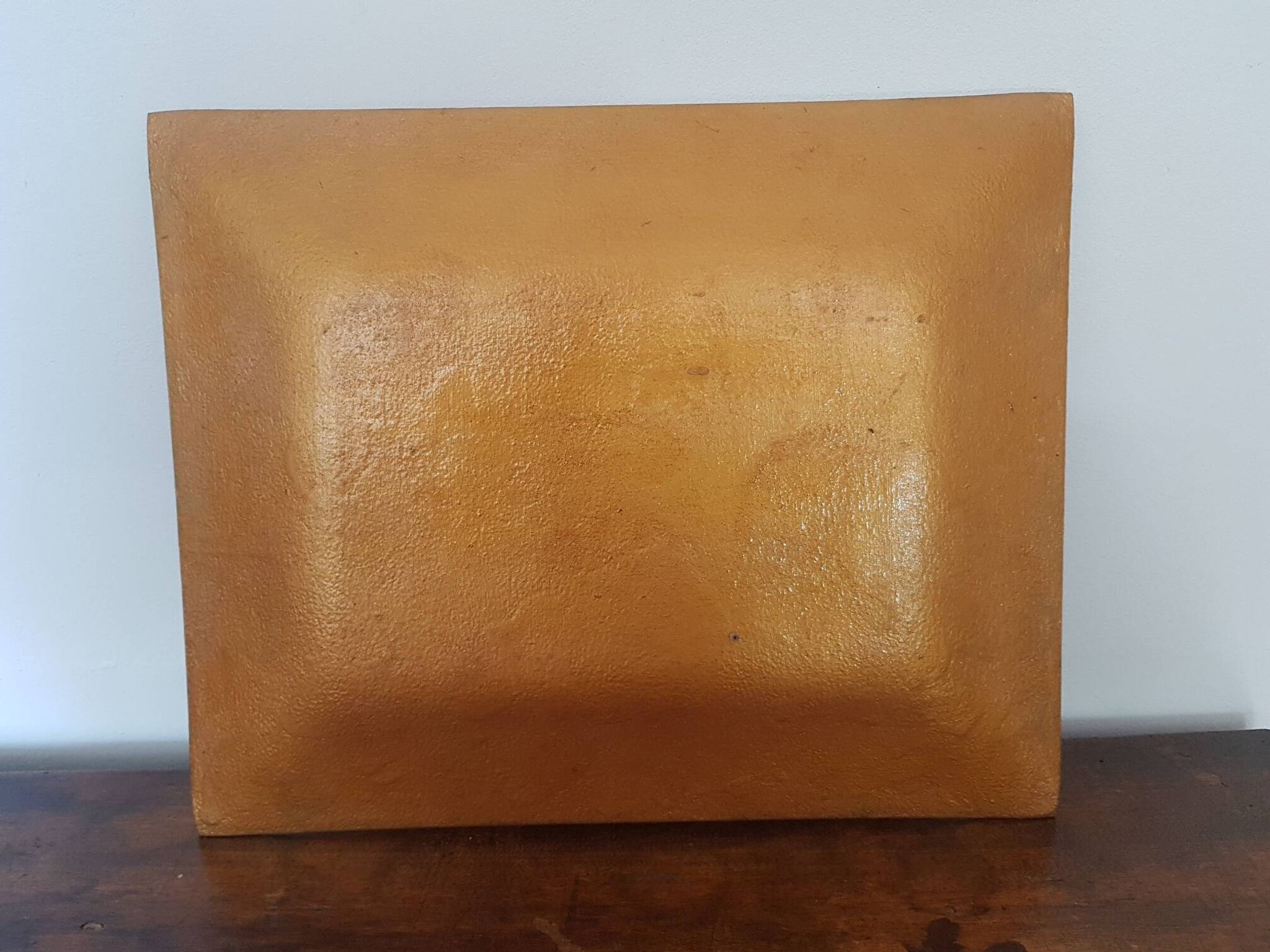 Set of 3 glass dishes with gold decor