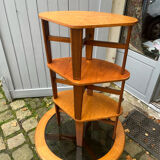 Scandinavian coffee table trundle and smoked glass