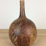 Ceramic ball vase signed Gerhard Liebenthron, 70s