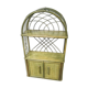 Green rattan shelf
