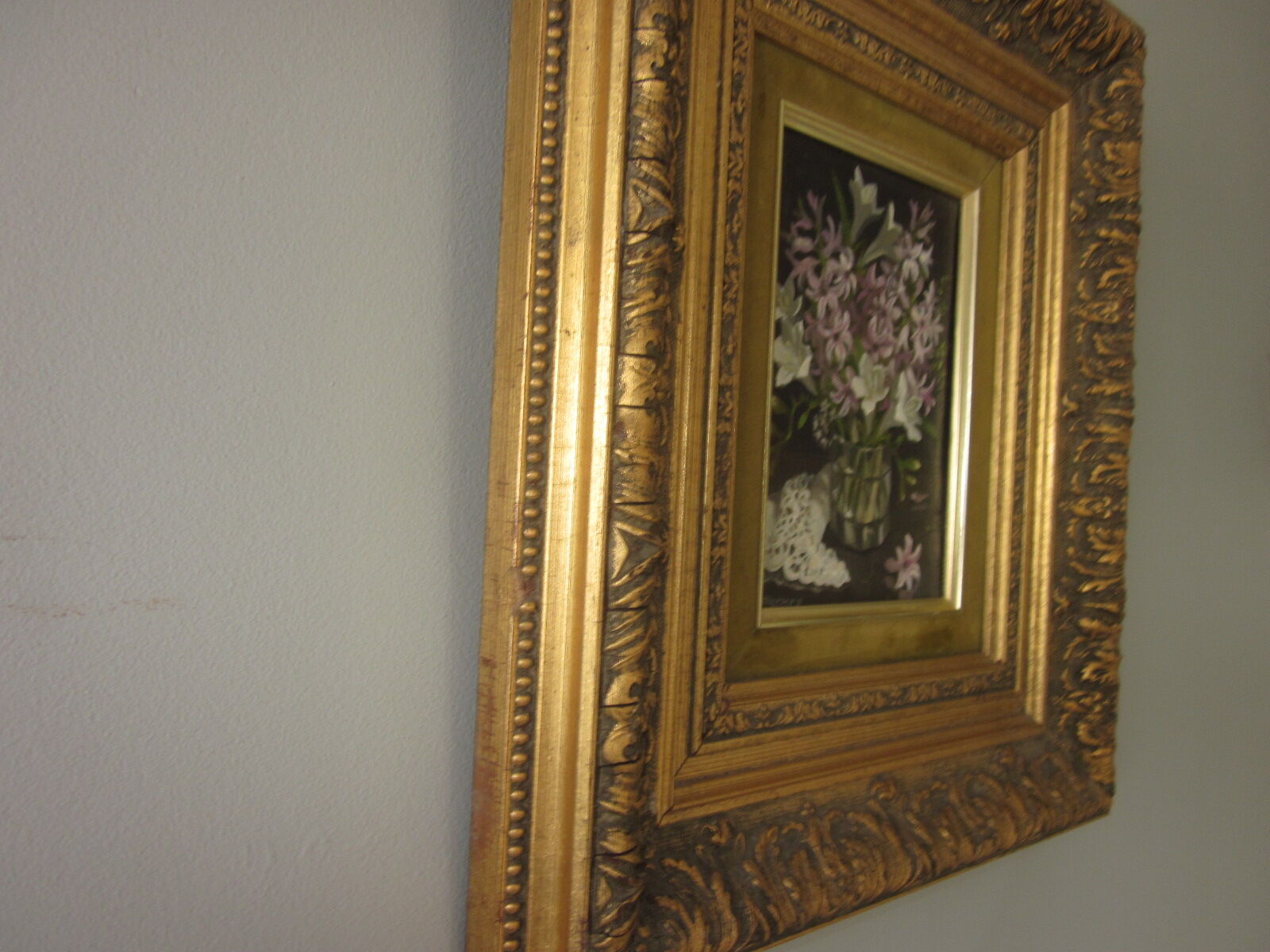 Painting bouquet of flowers