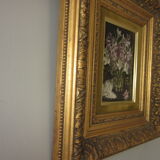 Painting bouquet of flowers