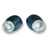 Old pair of annecy blue jars