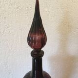 Italian blown glass carafe bottle