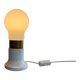 Unique table lamp in glass and plexiglass, 1960s, Germany
