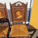 6 chaises bretonne Poulgozic en bois sculpté