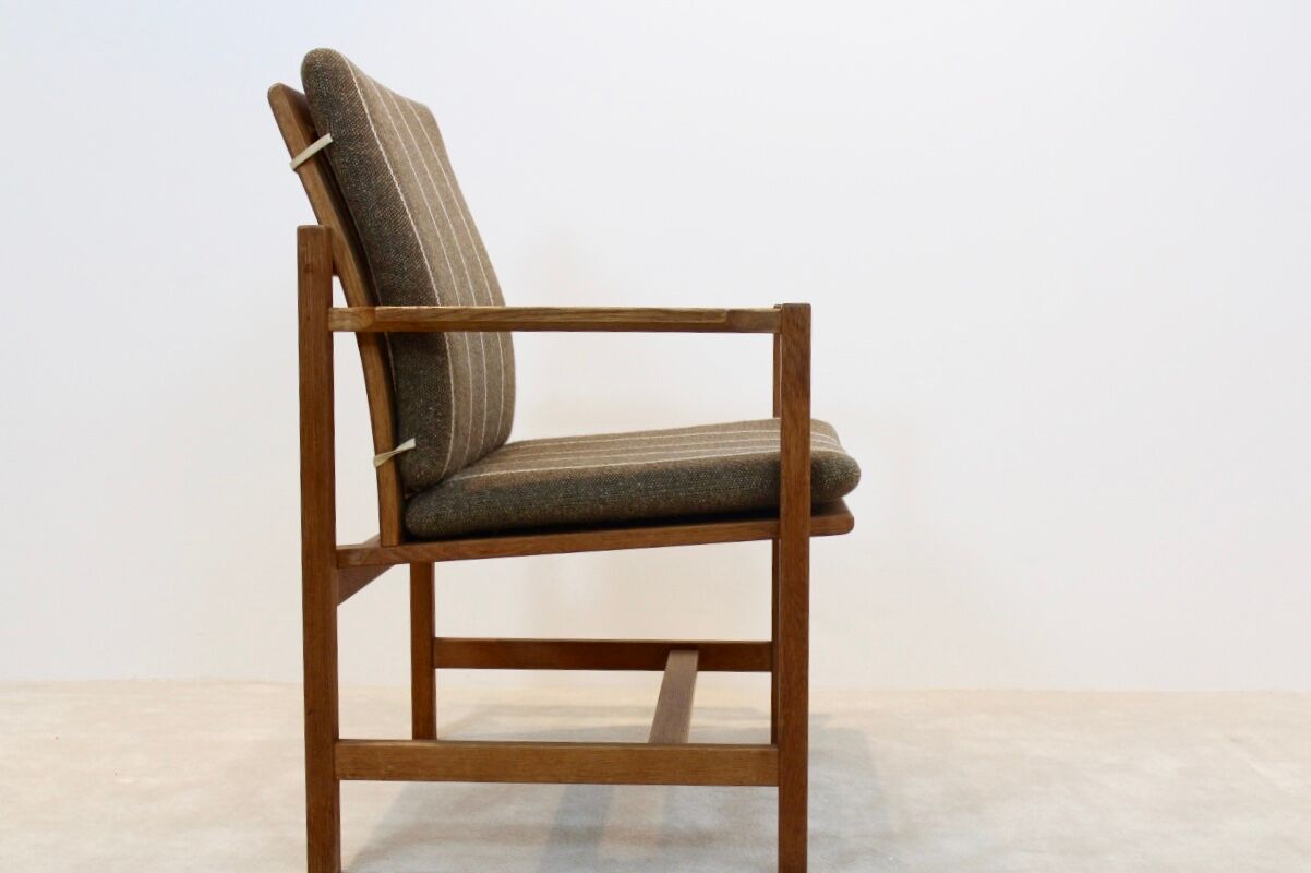 Fauteuil modèle 3233 par Børge Mogensen pour Stolefabric de Fredericia, Danemark 1960