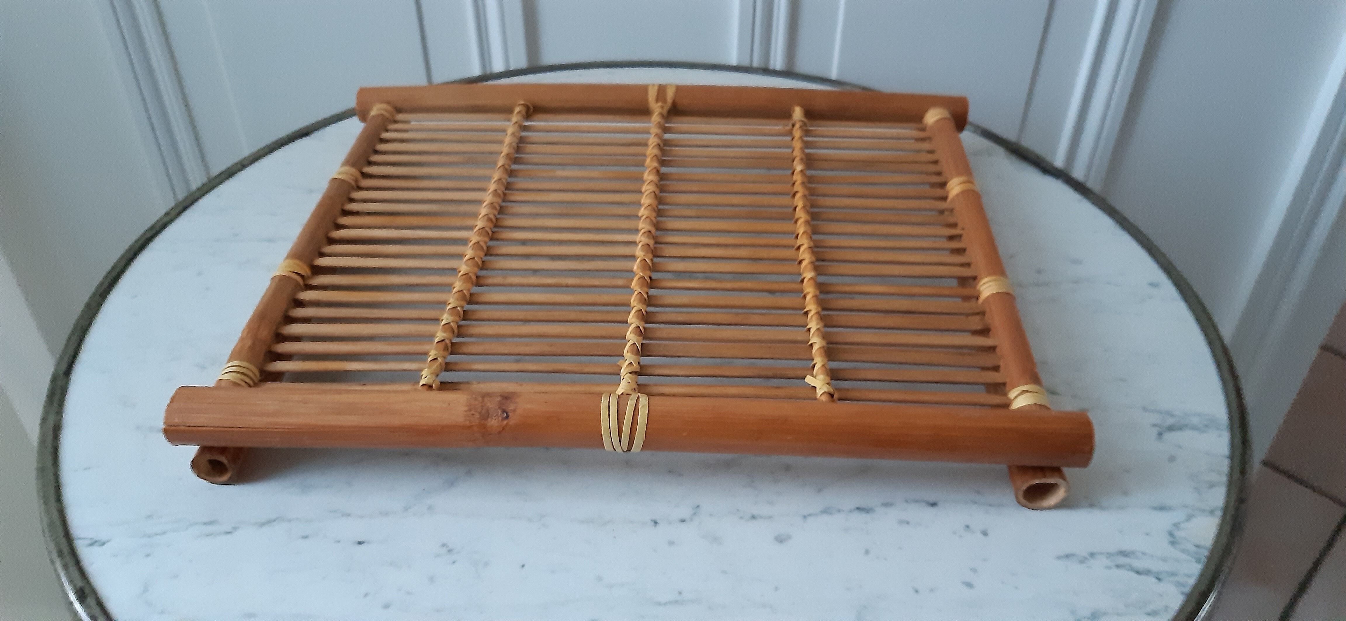 Vintage bamboo top 70s