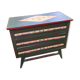 Commode vintage des années 70 avec motif floral