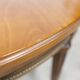 Louis XV round table + 3 extensions 115 cm max 2m50