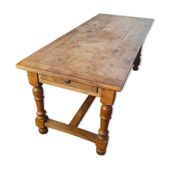 Table ancienne de ferme en chêne 8-10 personnes
