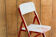 Chaise pliante, années 50