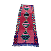Moroccan Berber carpet old Azilal corridor 2,4x0.9m