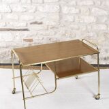 Vintage vinyl holder trolley