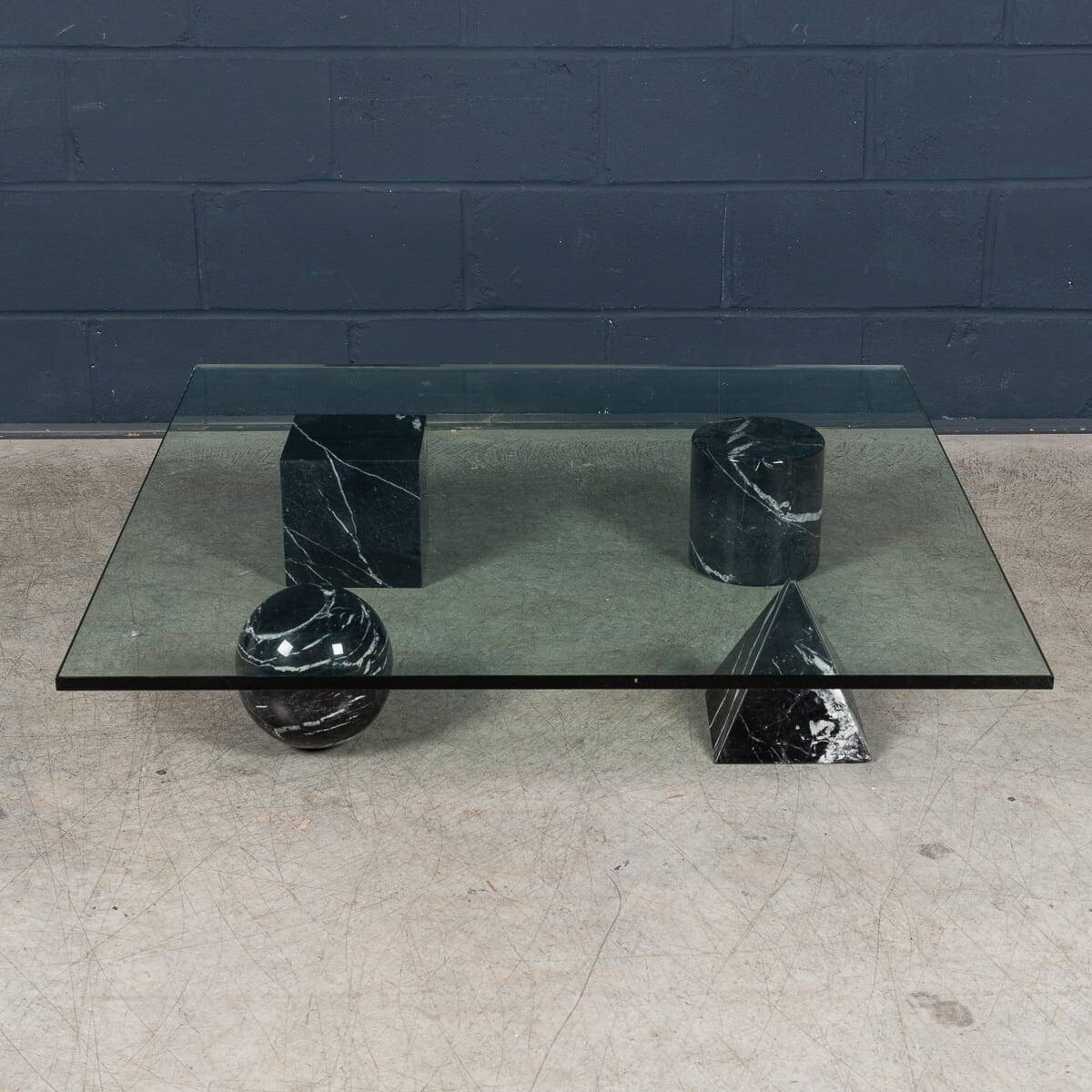 20thC 'METAFORA' COFFEE TABLE, BY LELLA & MASSIMO VIGNELLI FOR CASIGLIANI