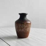 Small vintage decorative vase in glazed ceramic