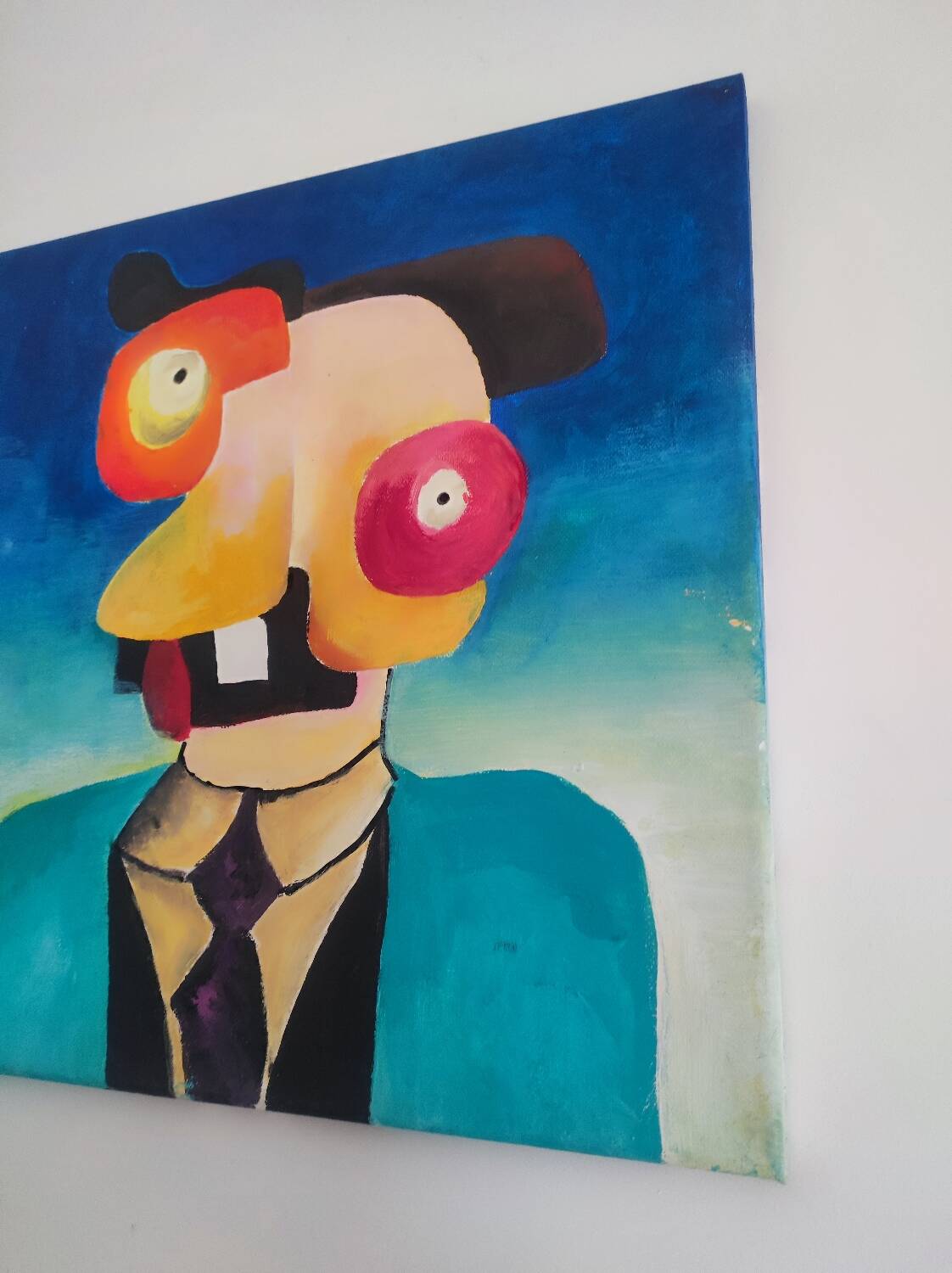 Abstract monster painting