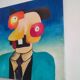 Abstract monster painting