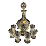 10 piece liquor service in moselle crystal