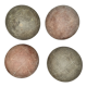 Wooden petanque balls, mid-twentieth