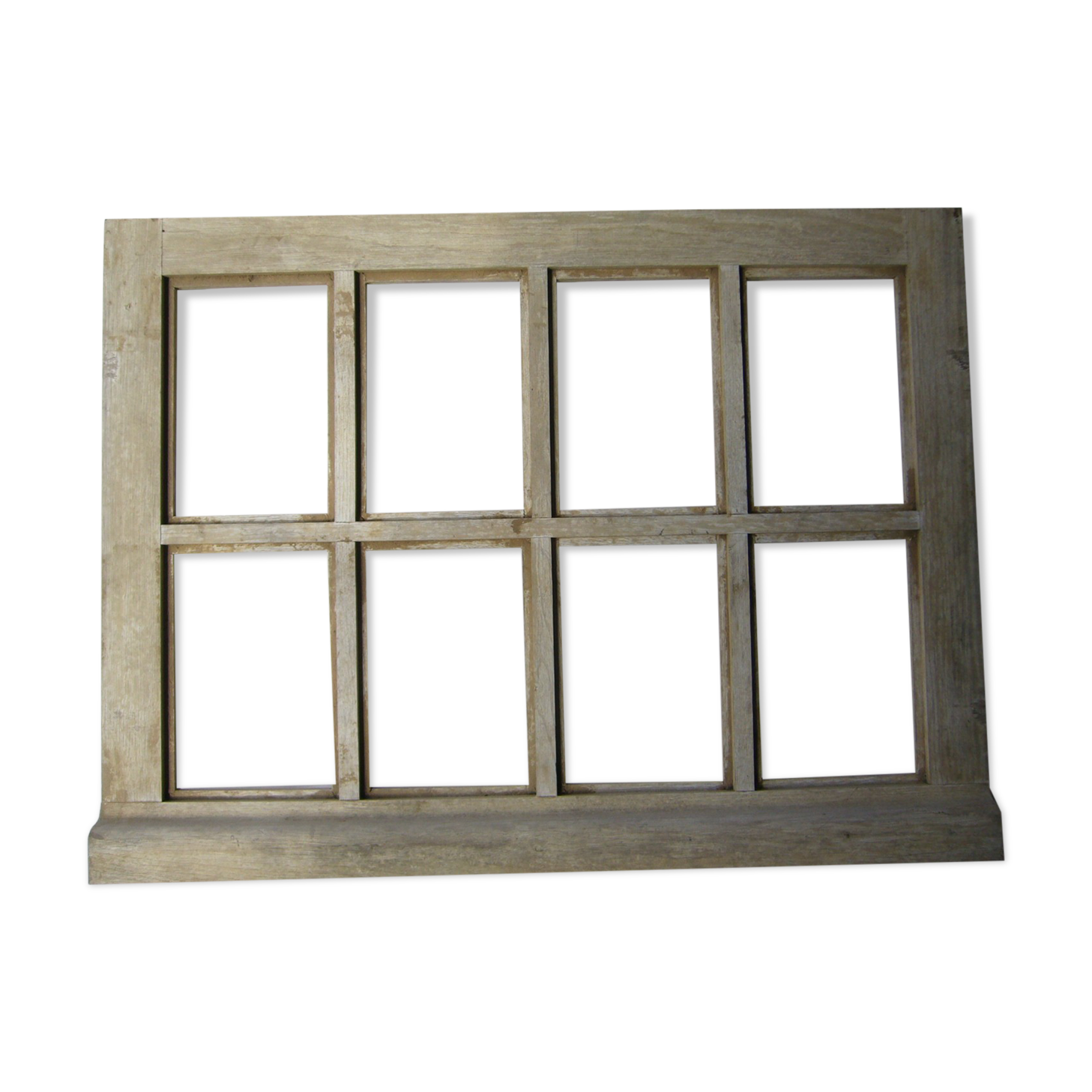 Old rectangular wooden window