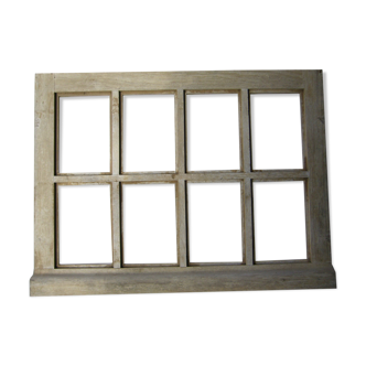 Old rectangular wooden window