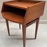 Table de chevet en teck année 60/70
