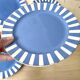 Set of 4 fox trott sarreguemines art deco dessert plates 1930