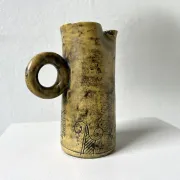 Jacques Blin: Yellow glazed ceramic jug