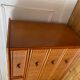 Commode en rotin et bambou