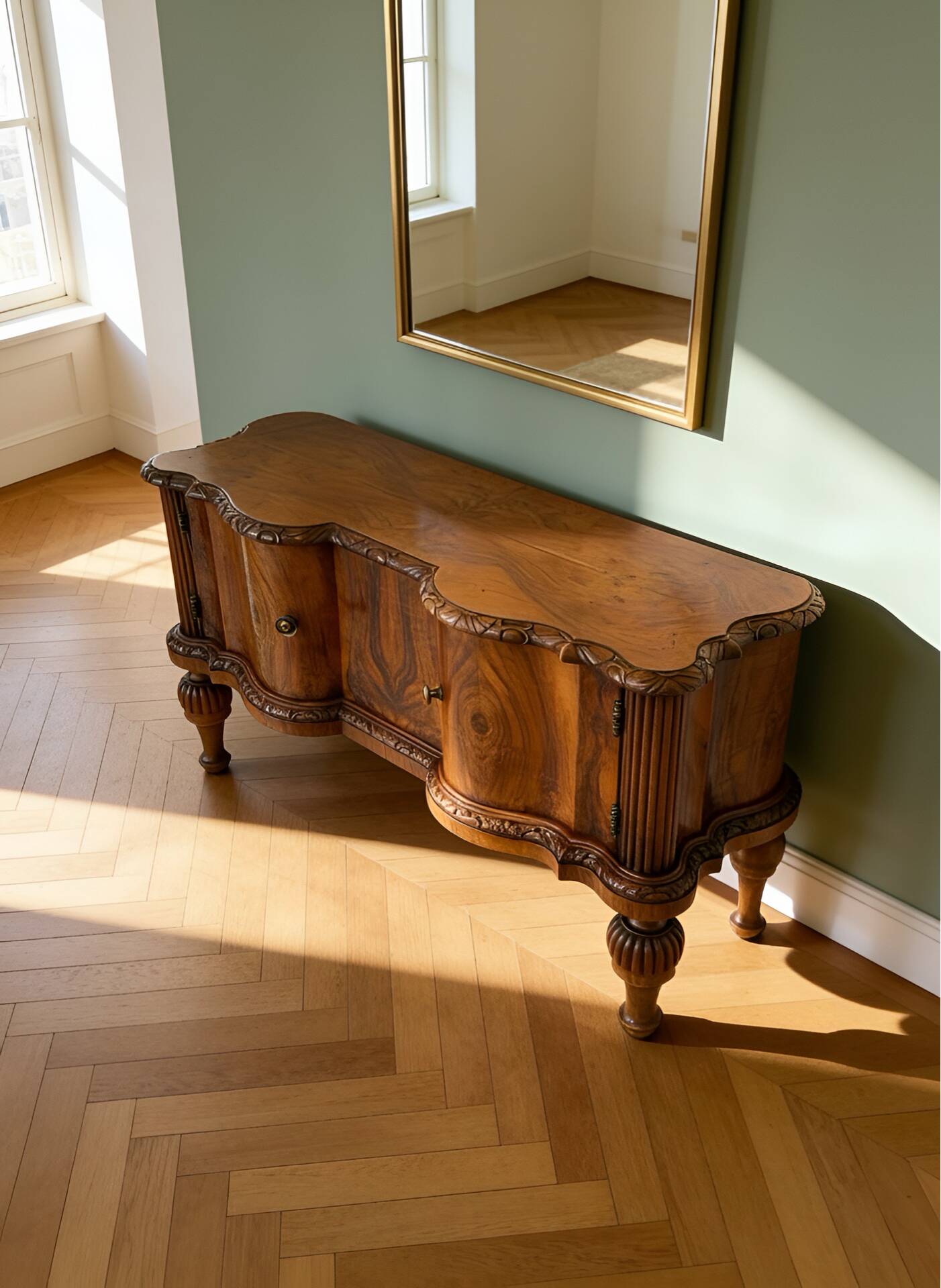 Console, petinuse italienne, années 1920