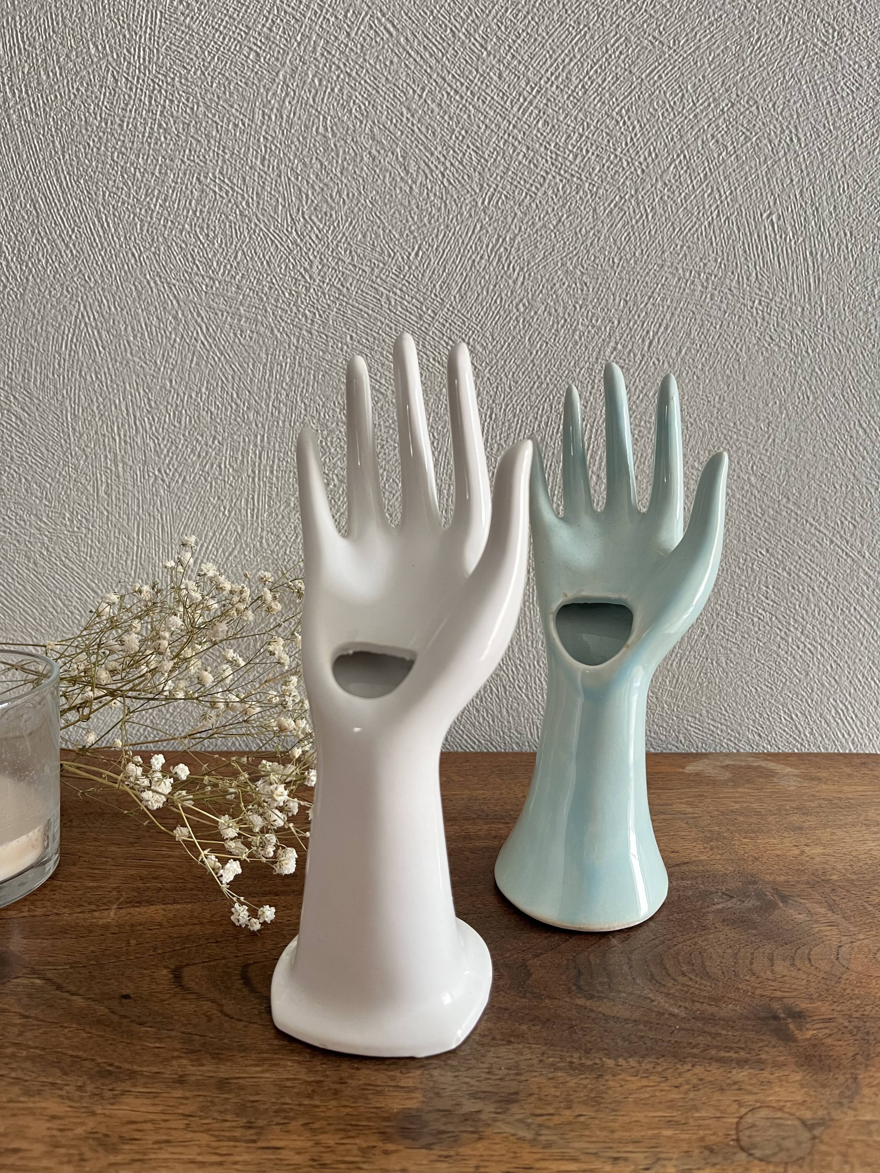 Hand ring vase vintage soliflore