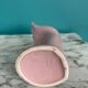 Handmade pink vintage soliflore ring sizer
