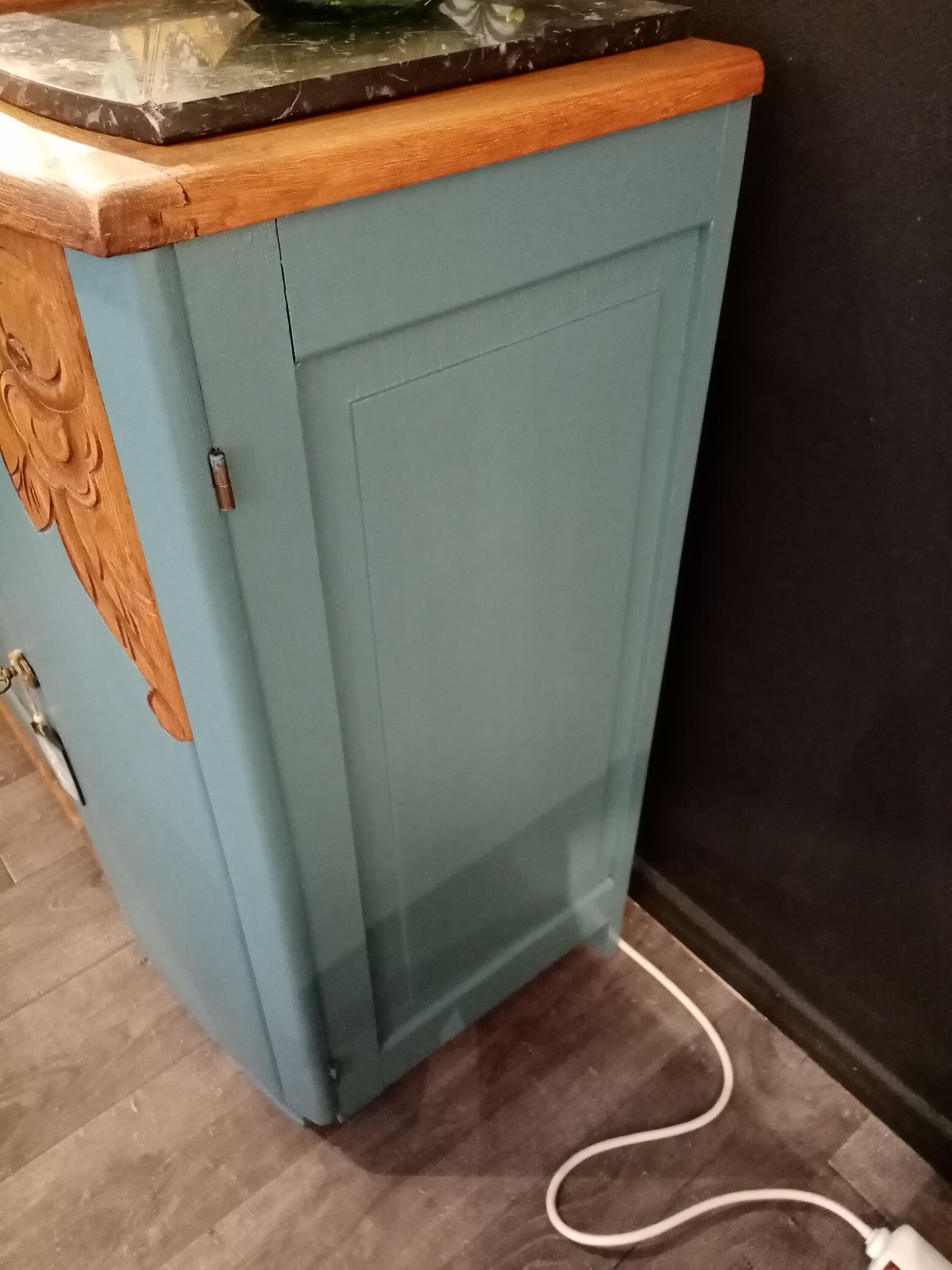 Buffet art deco blue storm