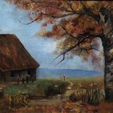 Oil on canvas by J.Jaquet
