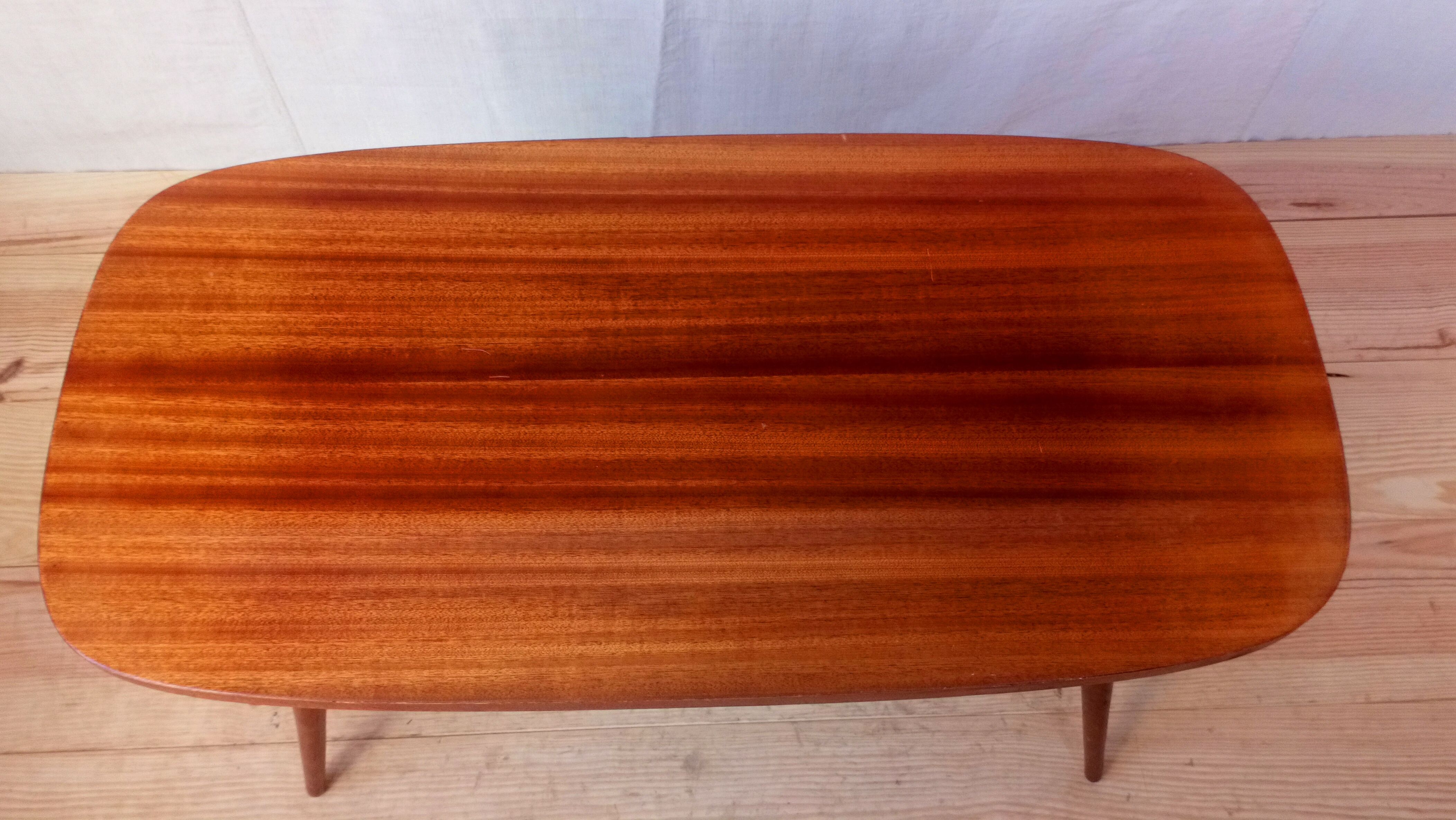 1960 mahogany coffee table