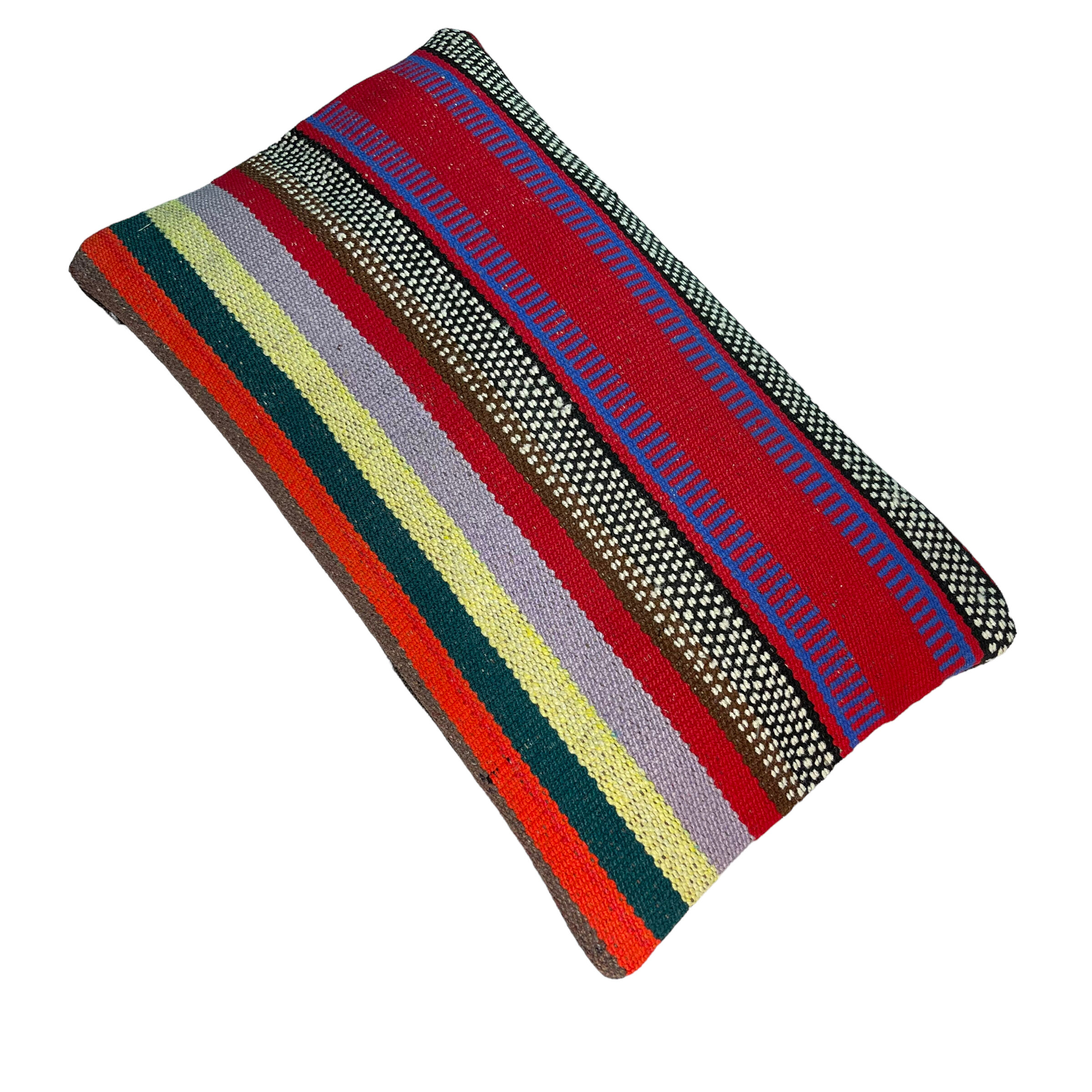 Turkish handmade kilim cushion cover , 30 x 50 cm