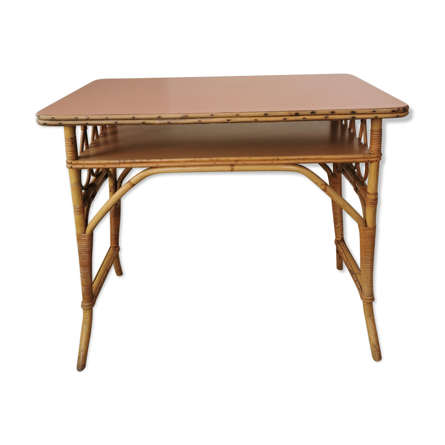 Rattan desk