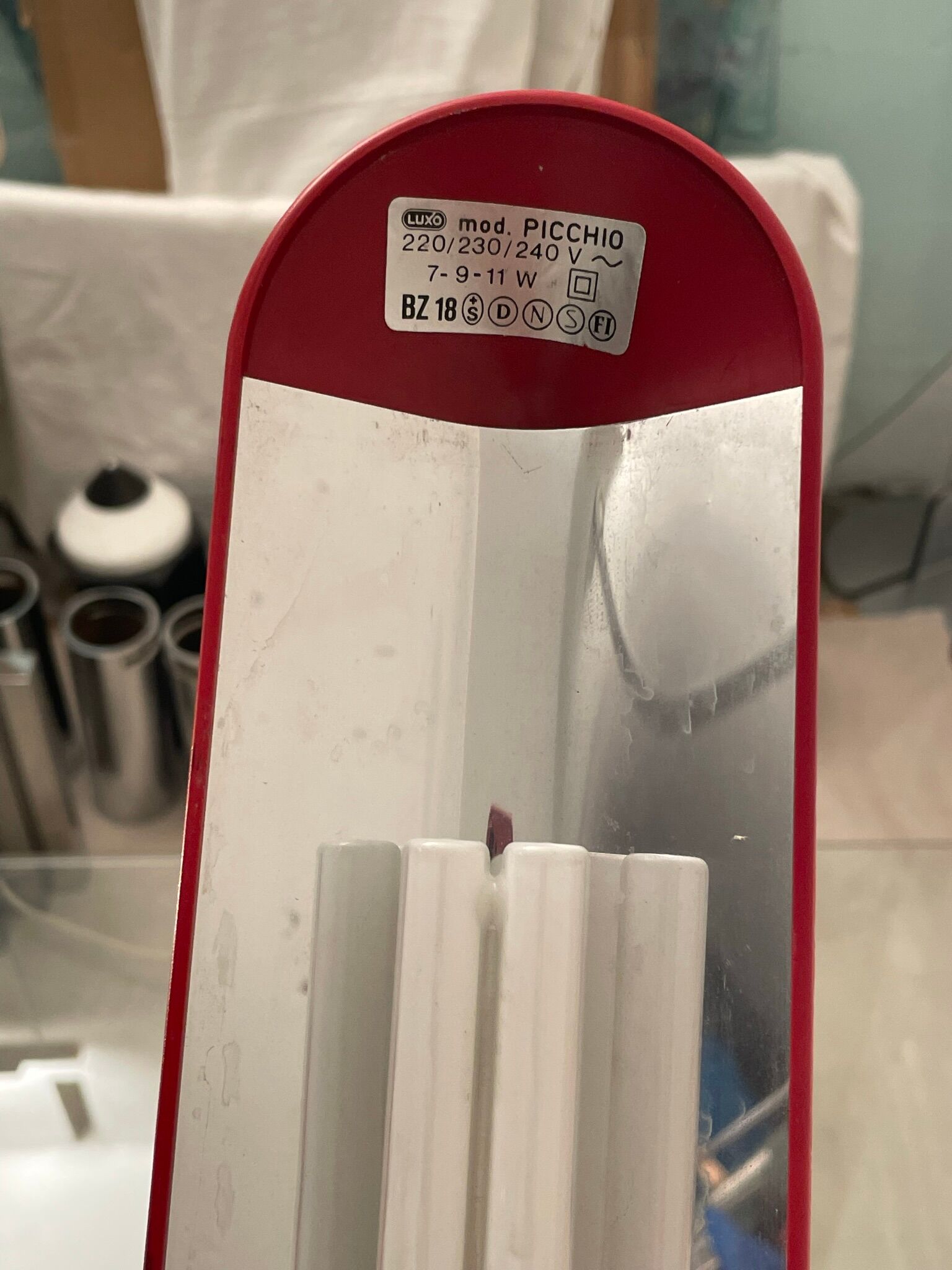 Picchio lamp, Isao Hosoe, Luxo 1980