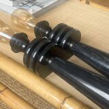 Pair of marble lamps 1980.