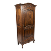 Louis XV style bonnetière in solid oak