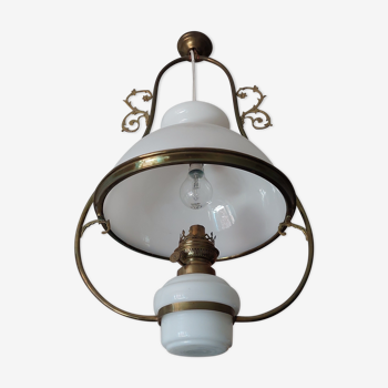 Chandelier oil lamp