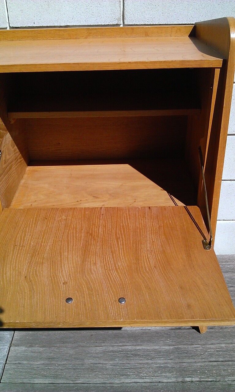 1950 blond oak buffet